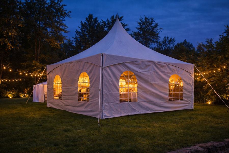 Twilight gathering tent